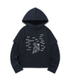 Nice Ghost Club Think Layered L/S Hoodie [Navy]