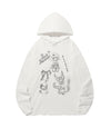 Nice Ghost Club Doodle Big Big Long Sleeve Hoodie