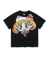 Nice Ghost Club Ghost Soul Girl Cat T-Shirt Black