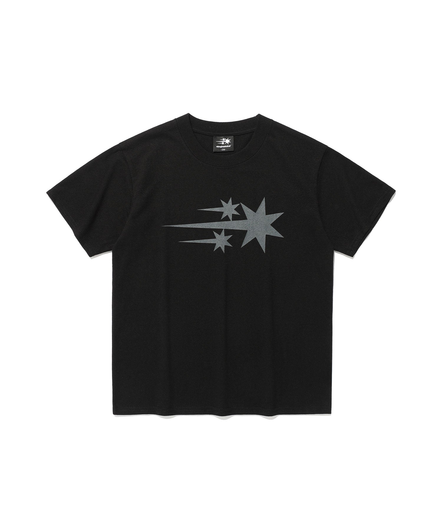 Nice Ghost Club 3 Stars Symbol Crop Slim Tee