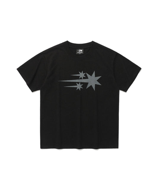 Nice Ghost Club 3 Stars Symbol Crop Slim Tee
