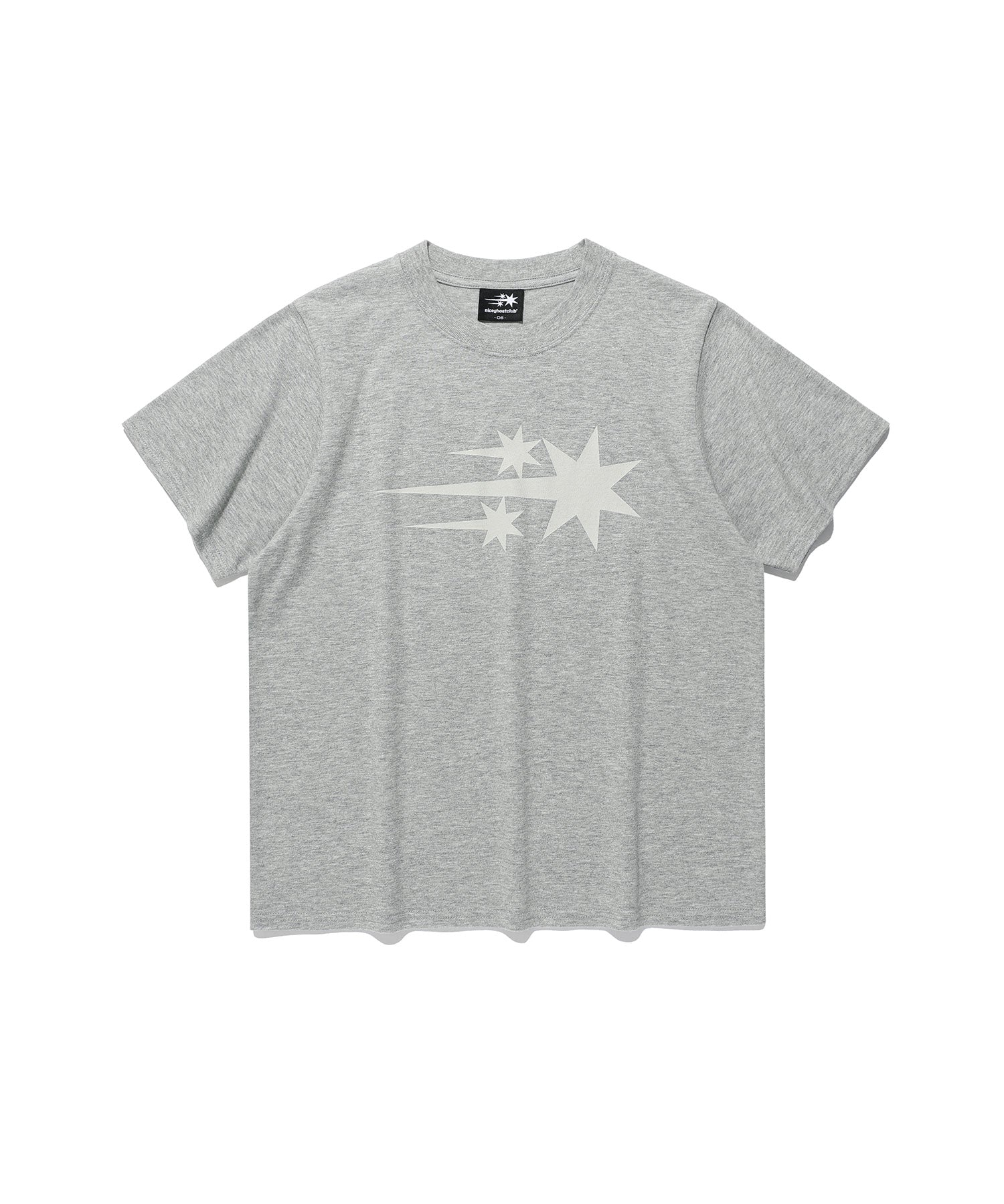 Nice Ghost Club 3 Stars Symbol Crop Slim Tee