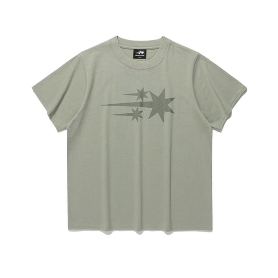 Nice Ghost Club 3 Stars Symbol Crop Slim Tee
