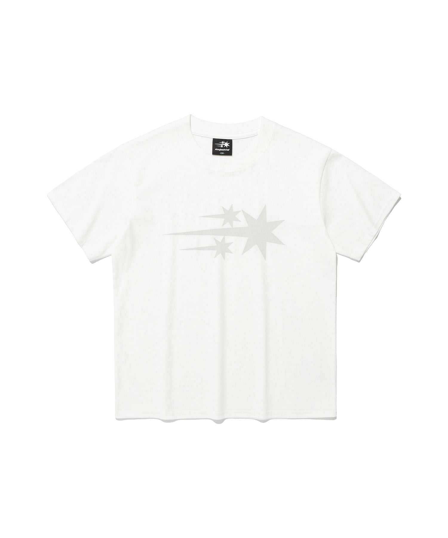 Nice Ghost Club 3 Stars Symbol Crop Slim Tee
