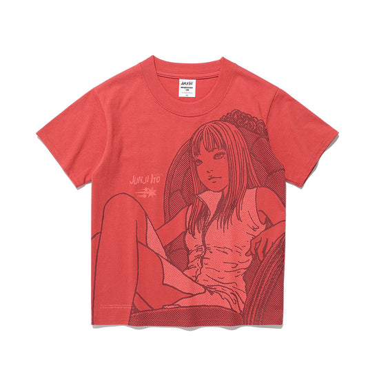 Nice Ghost Club Junji Ito Maniac Tomie Mini Tee [Coral]