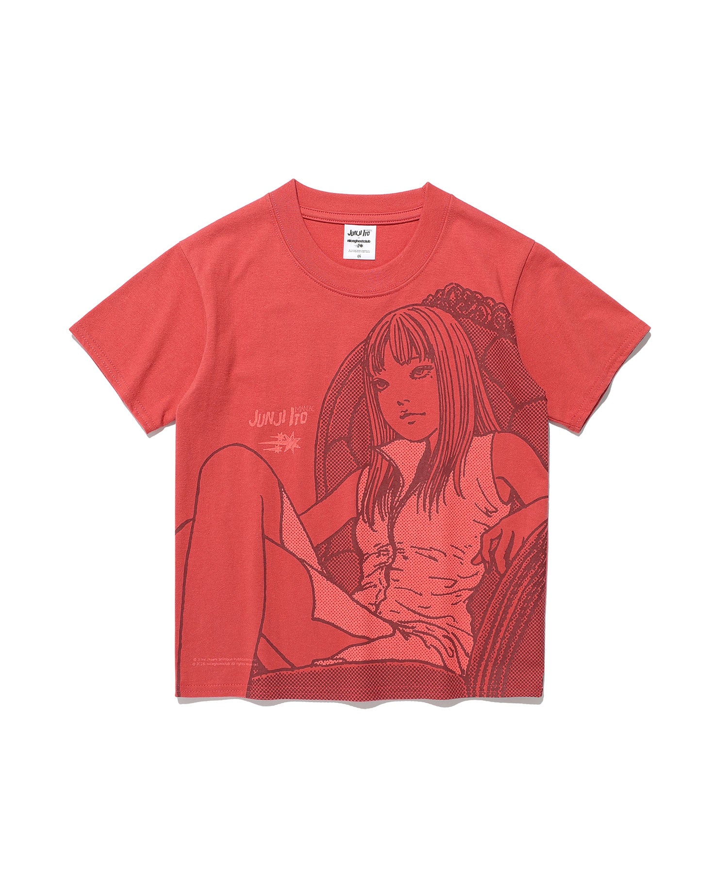 Nice Ghost Club Junji Ito Maniac Tomie Mini Tee [Coral]