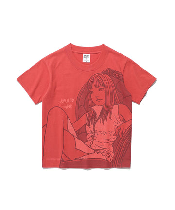 Nice Ghost Club Junji Ito Maniac Tomie Mini Tee [Coral]