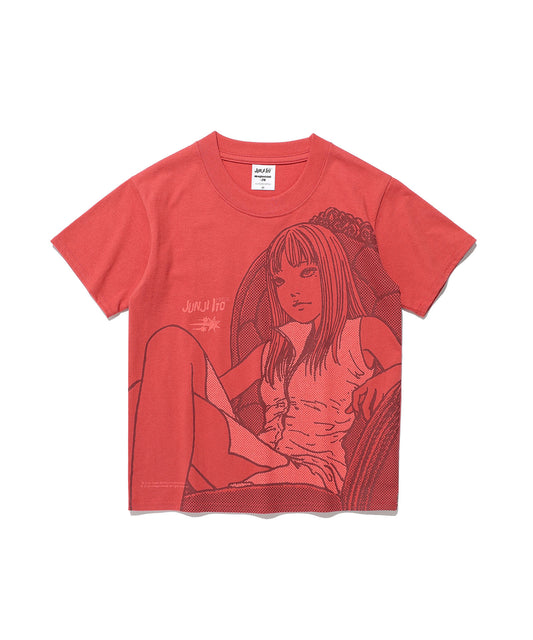 Nice Ghost Club Junji Ito Maniac Tomie Mini Tee [Coral]
