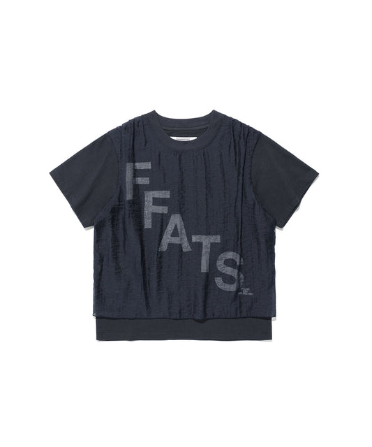 Nice Ghost Club FFATS Logo Layered Sleeve Tee [Navy]