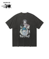 Nice Ghost Club Ghost Angels Poster Pigment Big Big Tee [Charcoal]