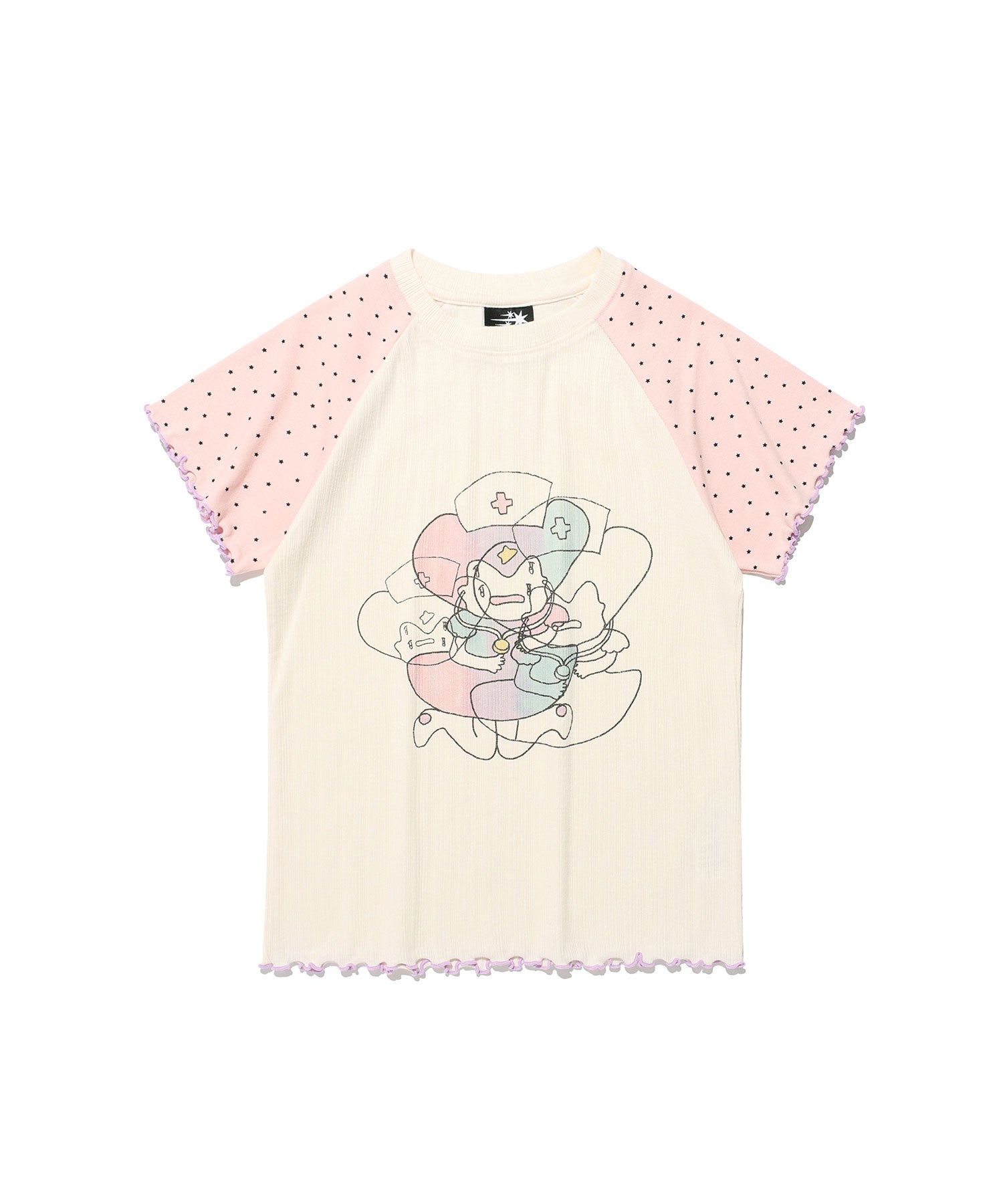 Nice Ghost Club Mimichan Crying Home Tee [Ivory]