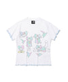 Nice Ghost Club Mimichan Stardust Foam Tee [White]