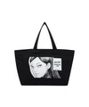 Nice Ghost Club Junji Ito Maniac Tomie Logo Big Tote Bag [Black]
