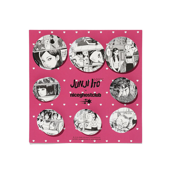 Nice Ghost Club Junji Ito Maniac Tomie Cartoon Pin Button Set [Mix]