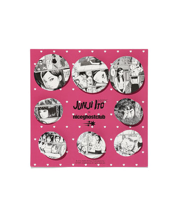 Nice Ghost Club Junji Ito Maniac Tomie Cartoon Pin Button Set [Mix]
