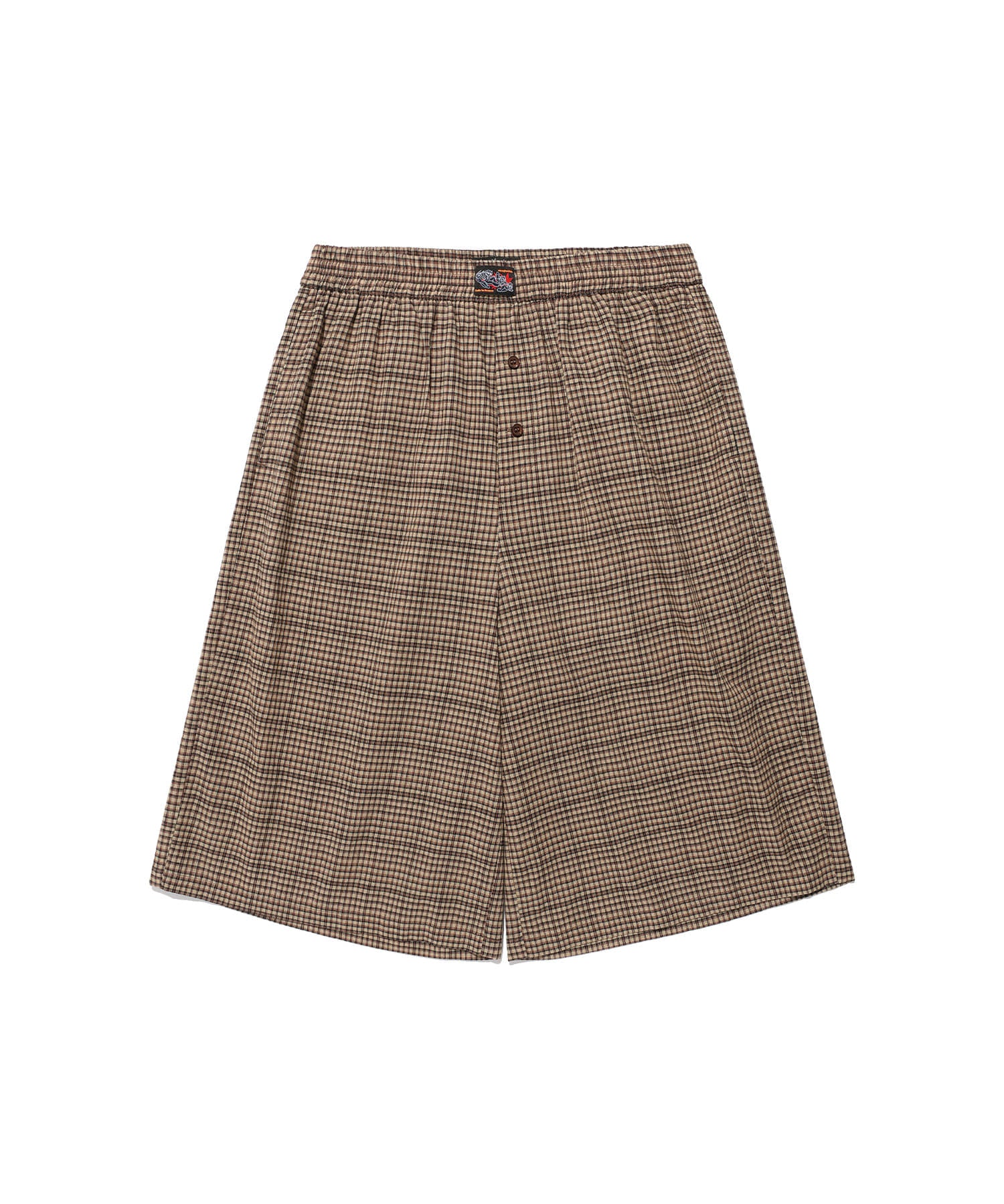 Nice Ghost Club Check Box Shorts
