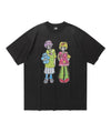 Nice Ghost Club Soul Pussy Cat Ghost Soul Girl Big Tee Black