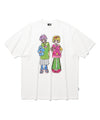 Nice Ghost Club Soul Pussy Cat Ghost Soul Girl Big Big Tee White