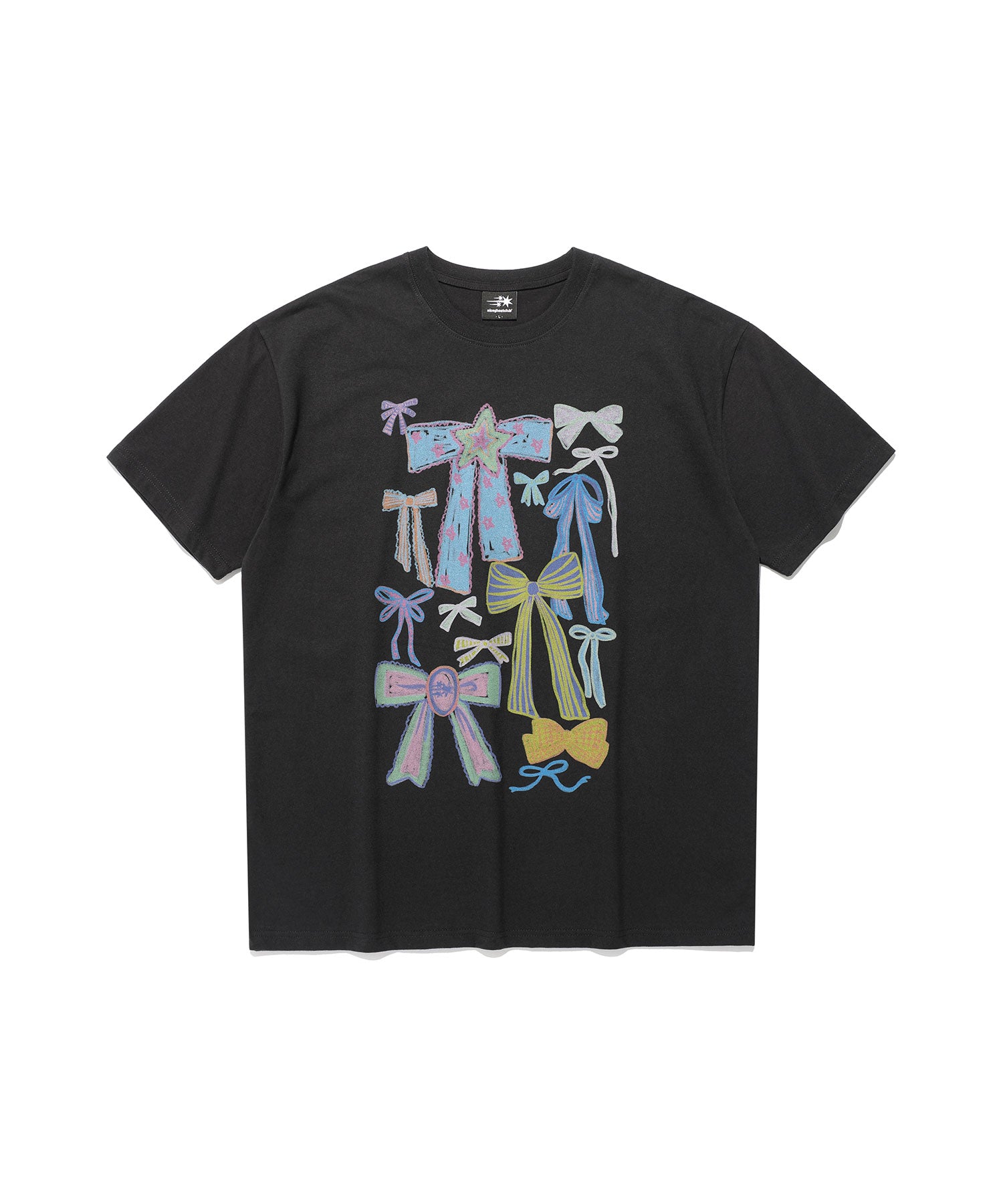 Nice Ghost Club Ribbon Party Tee [Black]