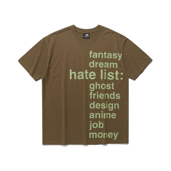 Nice Ghost Club Hate List Tee