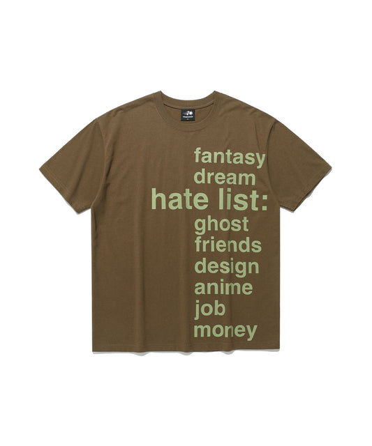 Nice Ghost Club Hate List Tee