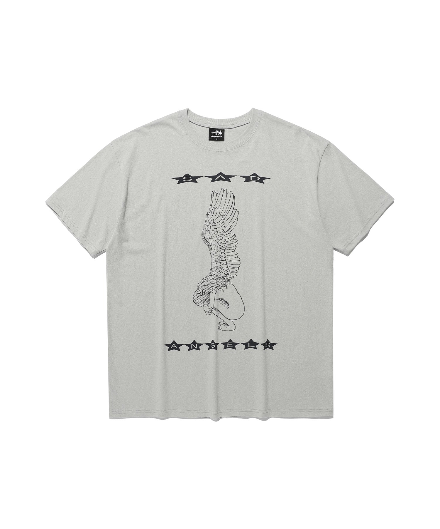 Nice Ghost Club Sad Angels Star Tee [Grey]