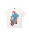Nice Ghost Club Motorcycle Blue Boy Big Big Tee [White]