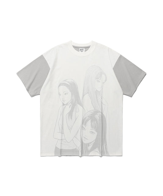 Nice Ghost Club Junji Ito Maniac 3 Tomie Big Big Tee [White]