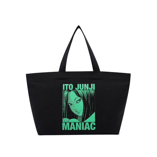 Nice Ghost Club Junji Ito Maniac Tomie Big Tote Bag [Black]