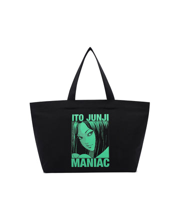 Nice Ghost Club Junji Ito Maniac Tomie Big Tote Bag [Black]