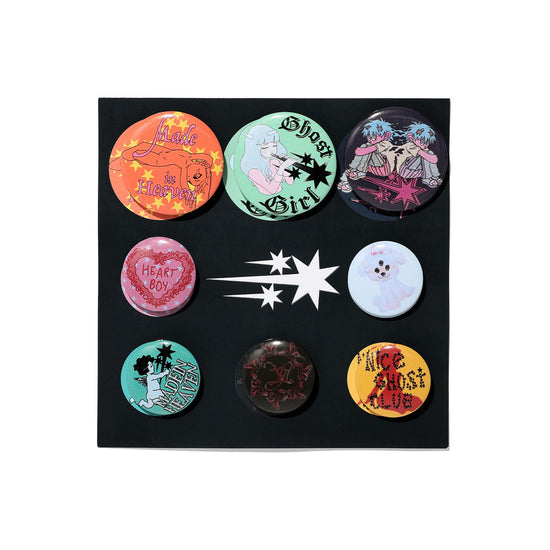 Nice Ghost Club Button Badges Set Vol.4 [Mix]
