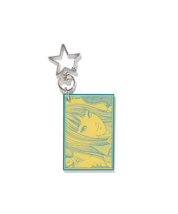 Nice Ghost Club Junji Ito Maniac Tomie Square Acrylic Keychain [Yellow]
