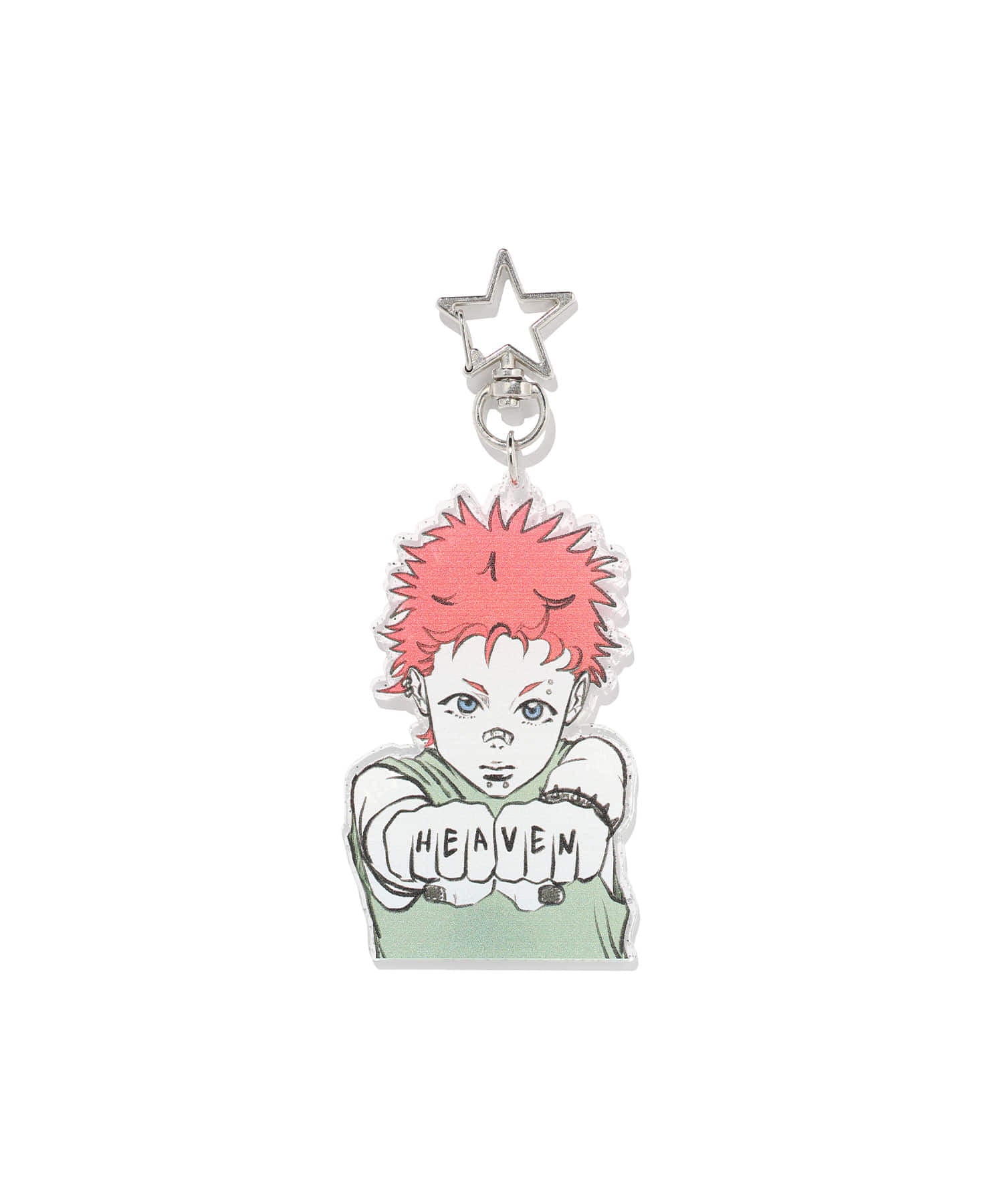 Nice Ghost Club Fist Boy Acrylic Key Chain [Mix]