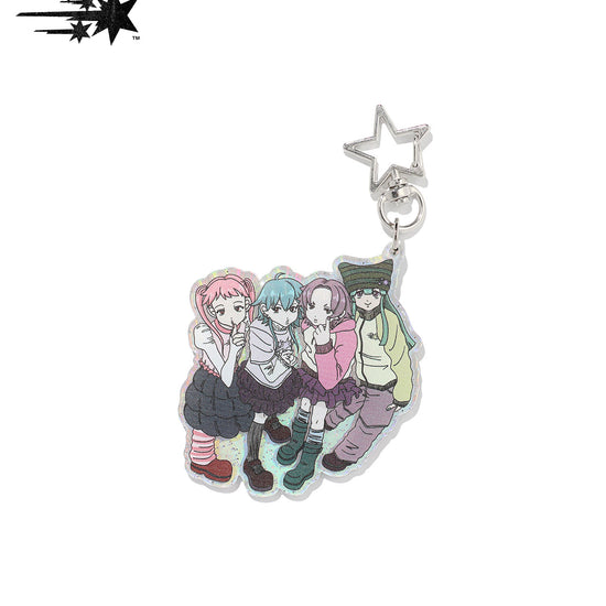 Nice Ghost Club Ghost Angels Photo Acrylic Key Chain [Mix]