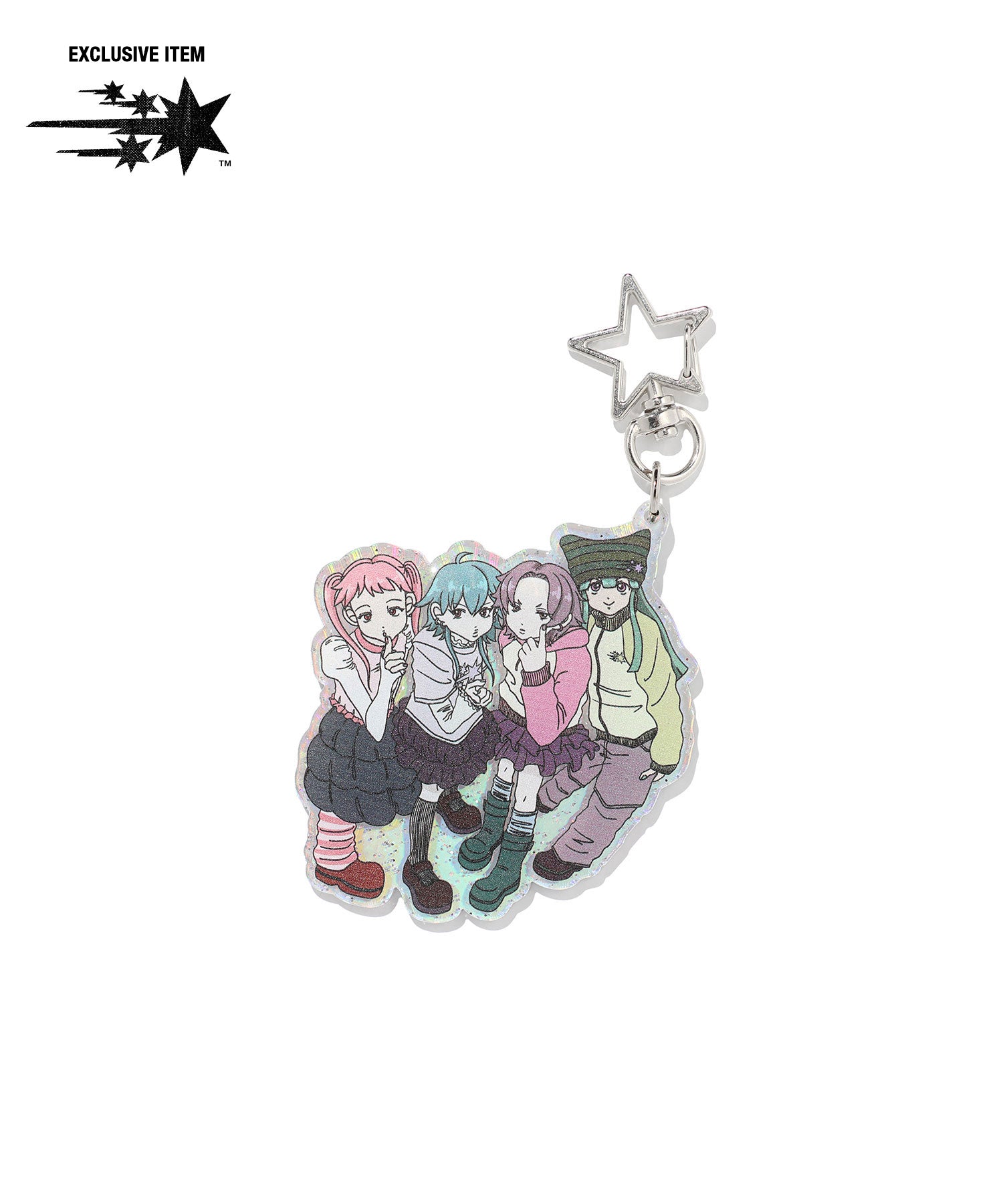 Nice Ghost Club Ghost Angels Photo Acrylic Key Chain [Mix]