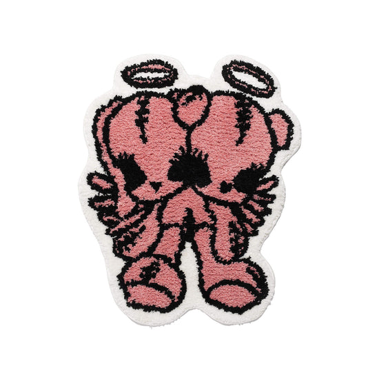 Nice Ghost Club Cotton Doll Angel Rug Mat [Pink]