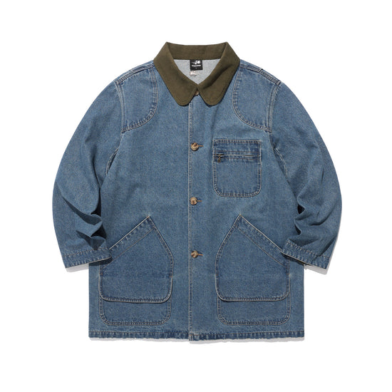 Nice Ghost Club Denim Work Car Coat