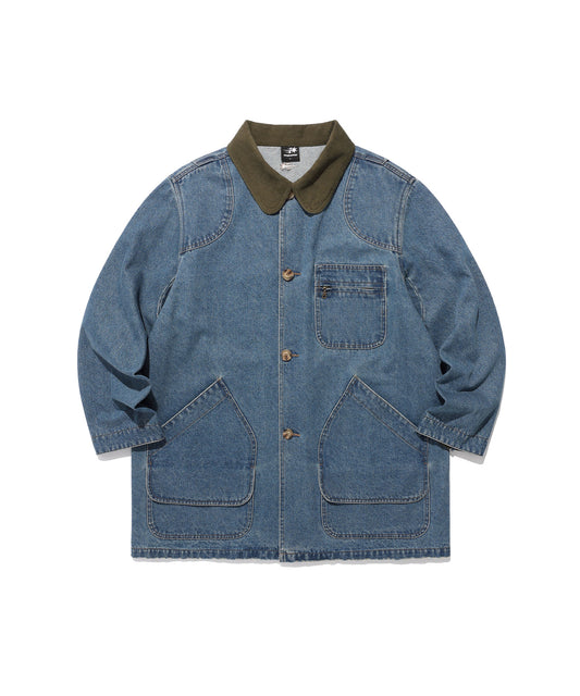 Nice Ghost Club Denim Work Car Coat