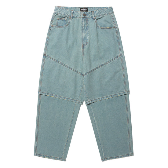 Nice Ghost Club Layered Washed Jeans