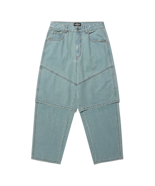 Nice Ghost Club Layered Washed Jeans