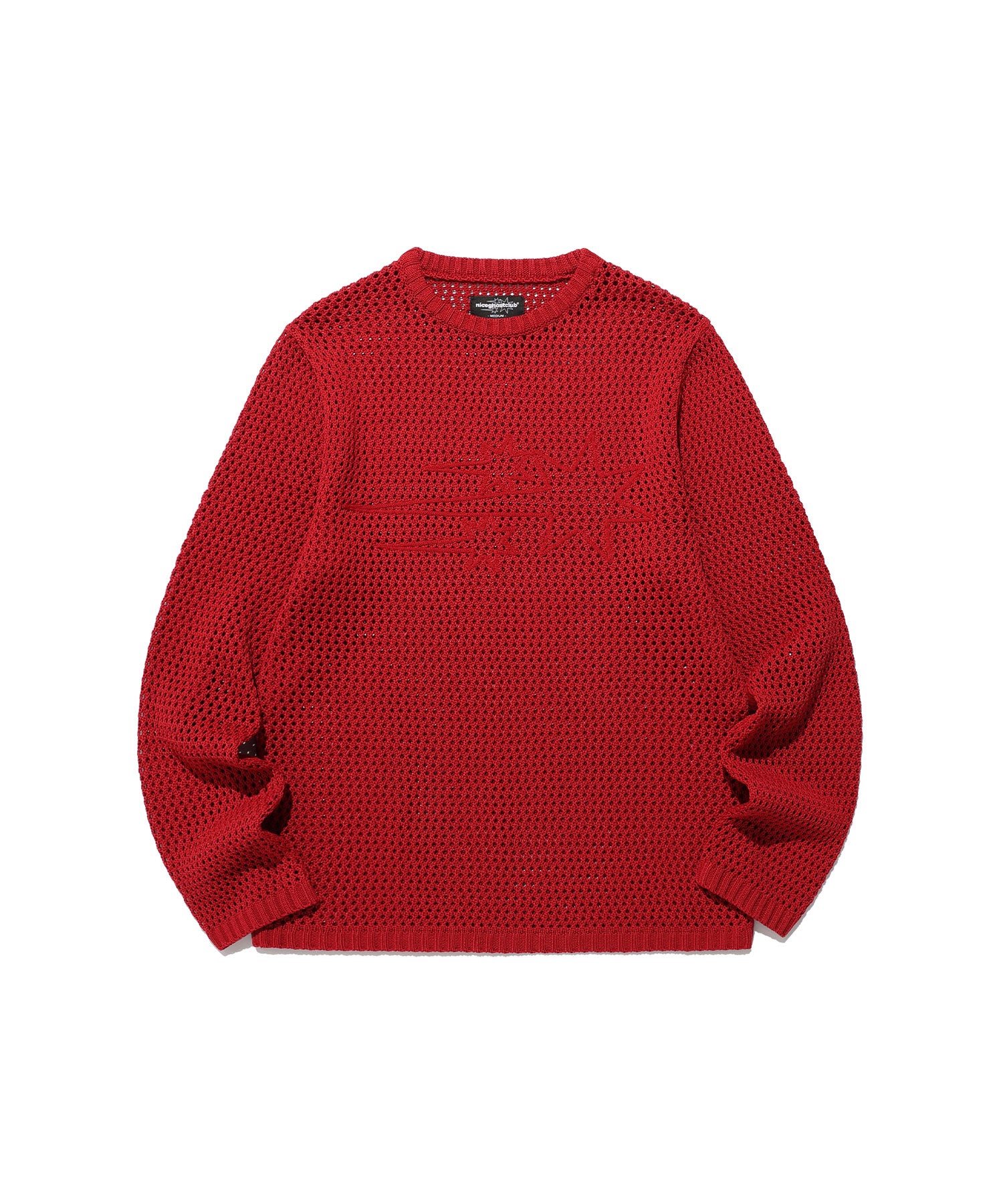 Nice Ghost Club 3 Stars Long Sleeve Knit Tee