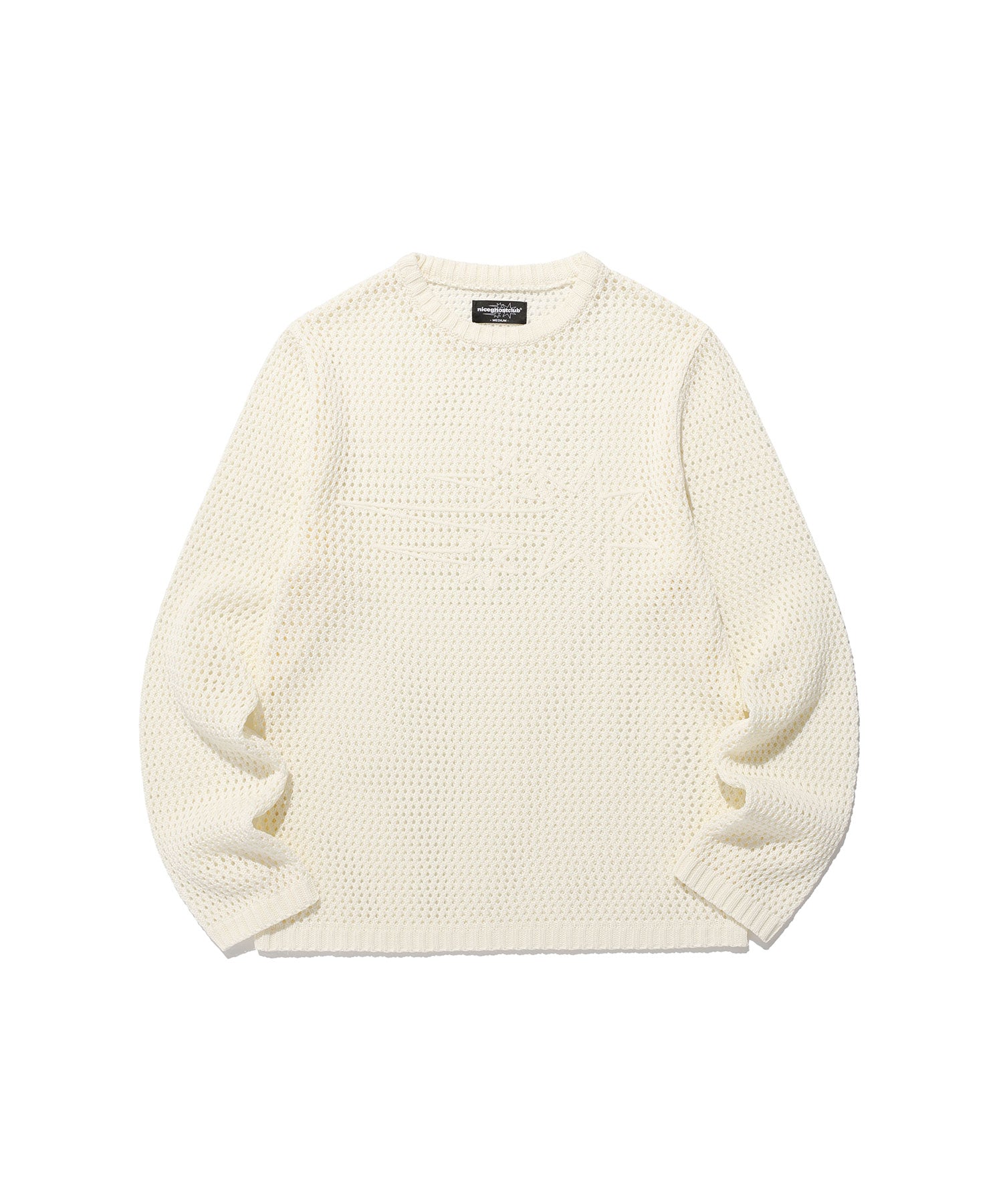 Nice Ghost Club 3 Stars Long Sleeve Knit Tee