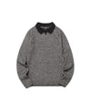 Nice Ghost Club Stripe Collar Long Sleeve Knit Tee