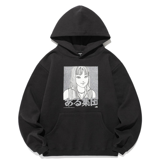 Nice Ghost Club Junji Ito Maniac Tomie Glitter Hoodie [Black]