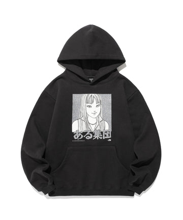 Nice Ghost Club Junji Ito Maniac Tomie Glitter Hoodie [Black]