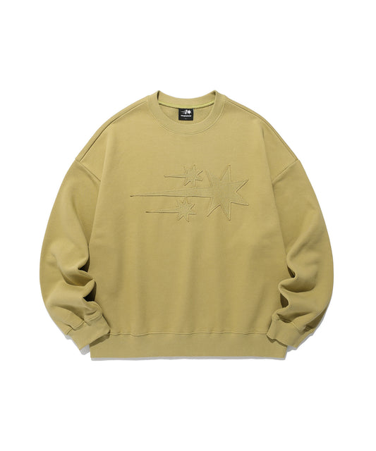 Nice Ghost Club 3Star Logo Sweatshirt [Green]
