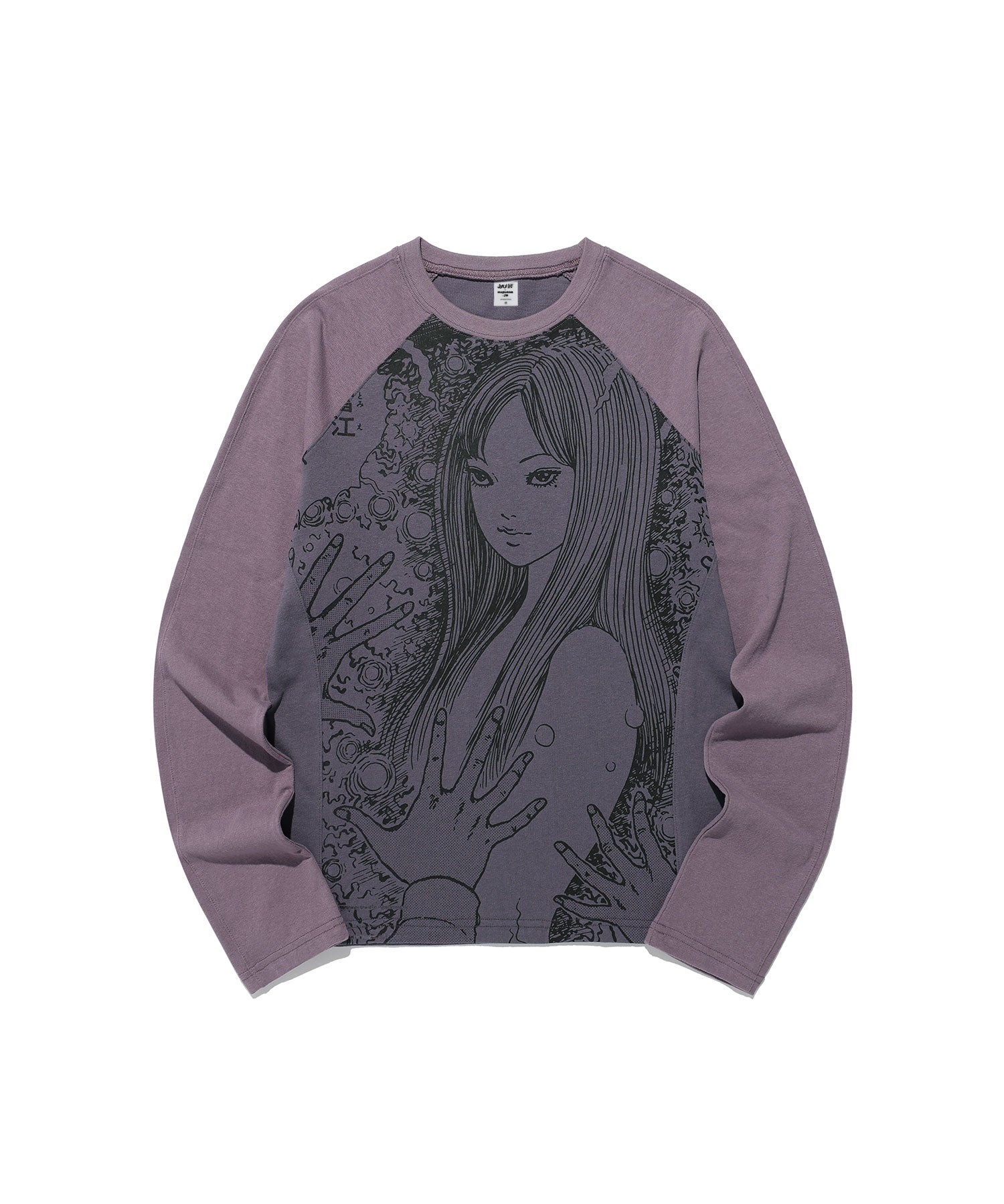 Nice Ghost Club Junji Ito Maniac Tomie Slim Long Sleeve Tee [Purple]