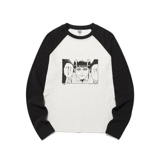 Nice Ghost Club Junji Ito Maniac Souichi Slim Long Sleeve Tee [White]
