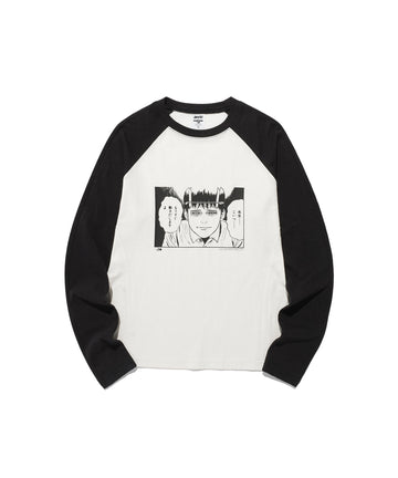 Nice Ghost Club Junji Ito Maniac Souichi Slim Long Sleeve Tee [White]