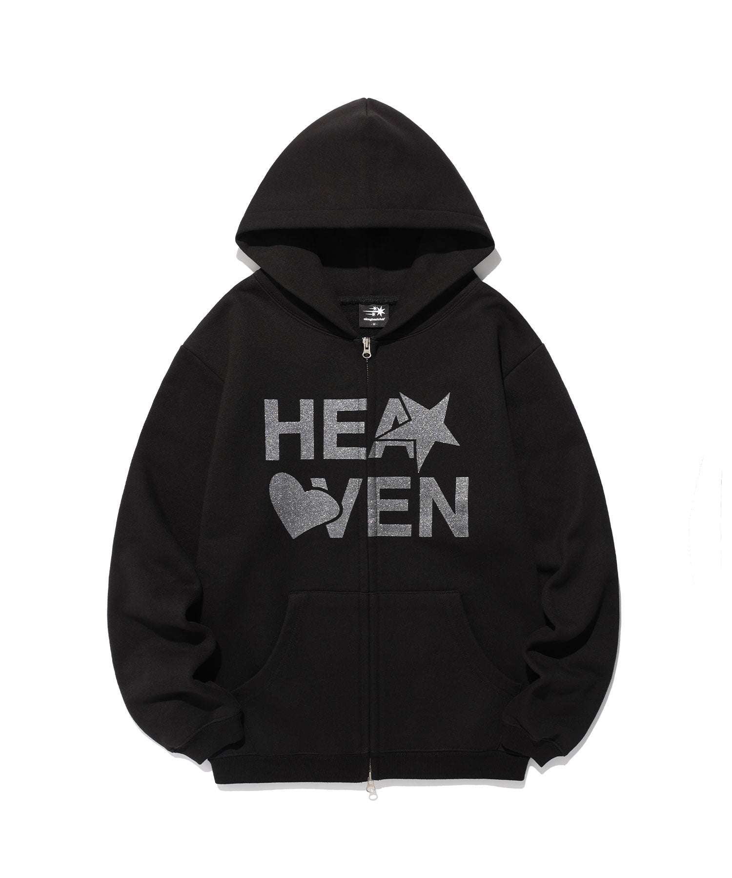 Nice Ghost Club Heaven Hoodie Zip Up [Black]